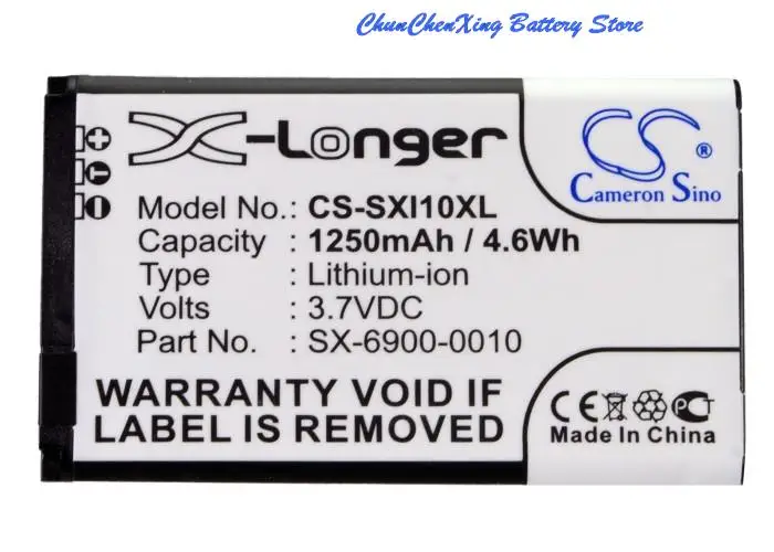 

Cameron Sino 1250mAh Battery SX-6900-0010 for SIRIUS SXi1, XM Lynx