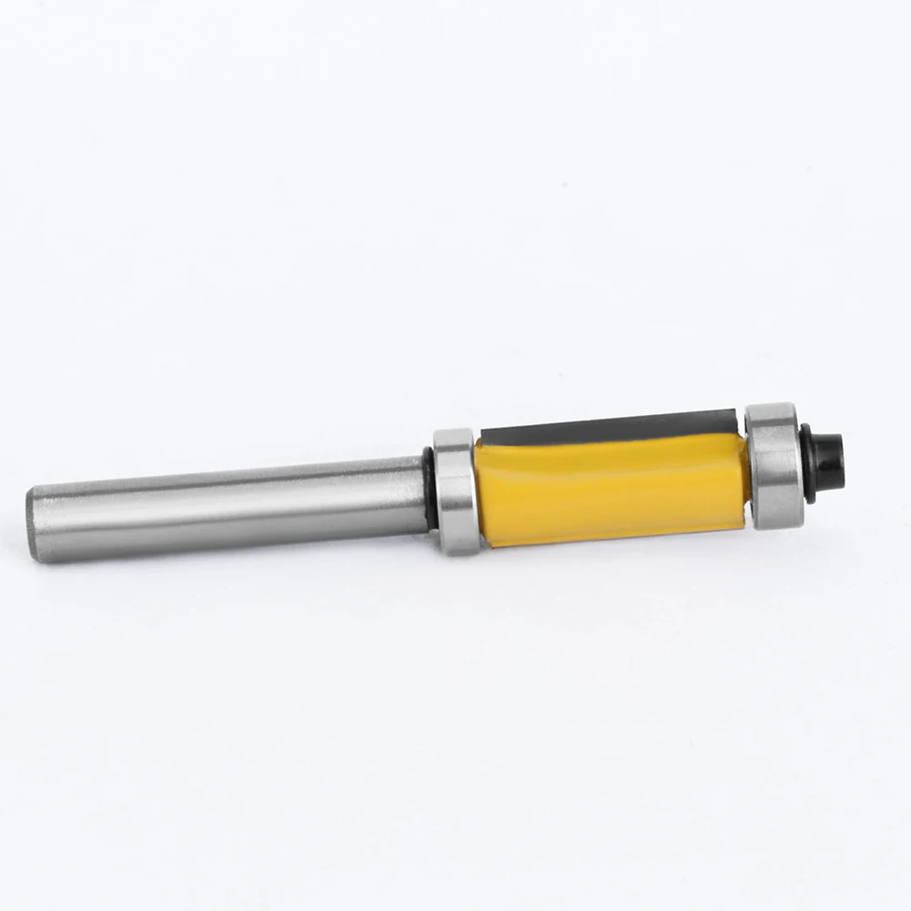 

1pcs 8mm Shank Double Bearing Straight Trim Router Bit Milling Cutter Carbide Flush For Woodworking Tools Accessories