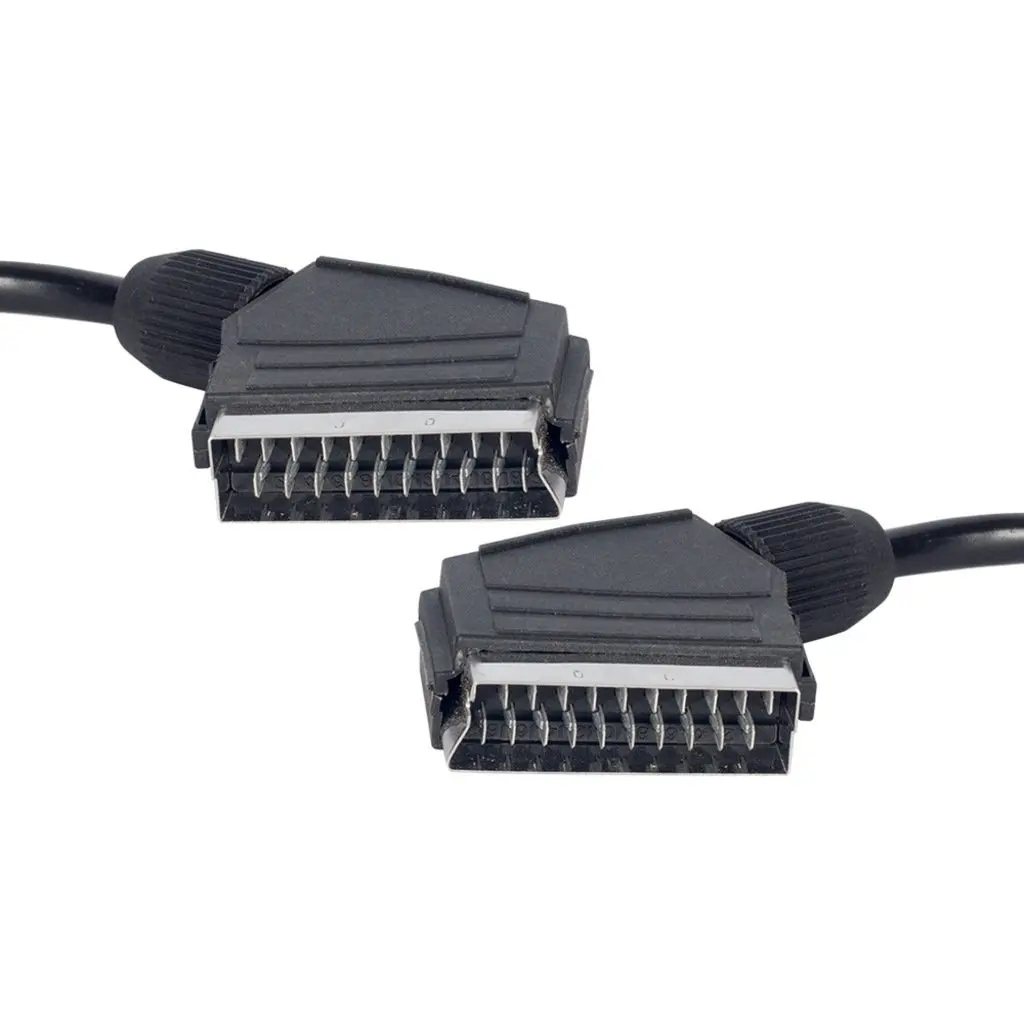 

Кабель SCART TO SCART, черный, 7 мм, 1,2 метров