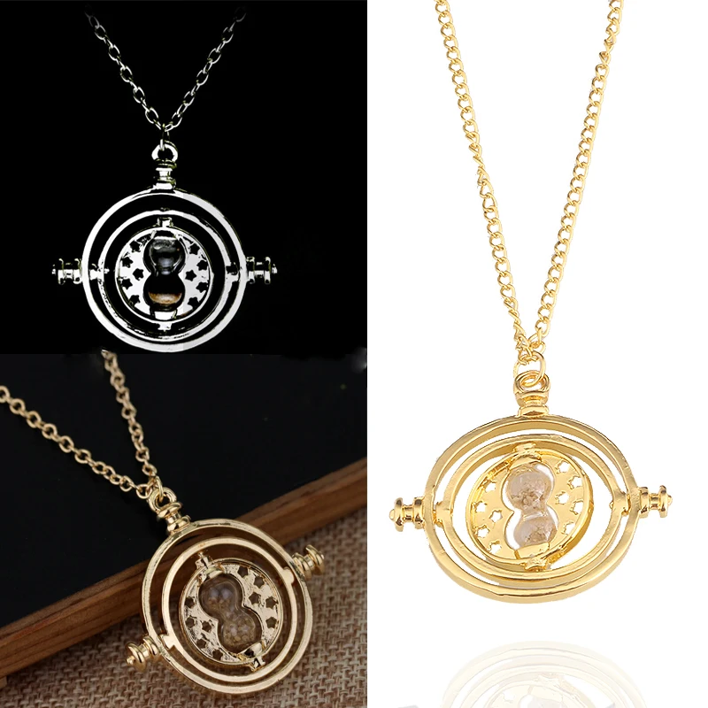 

Time Converter Necklaces Movie Props Fashion Hourglass Necklaces Model Car Pendant Jewelry Accessories