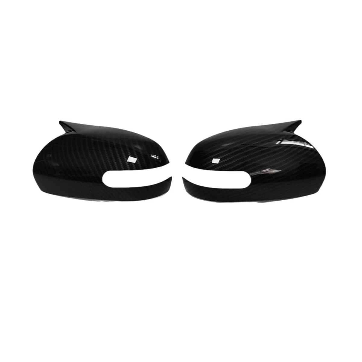 

Car Rearview Mirror Shell Trim for Kia K3 Forte 2009-2014 ABS Carbon Fiber Body Side Door Rearview Wing Ox Horn Cover