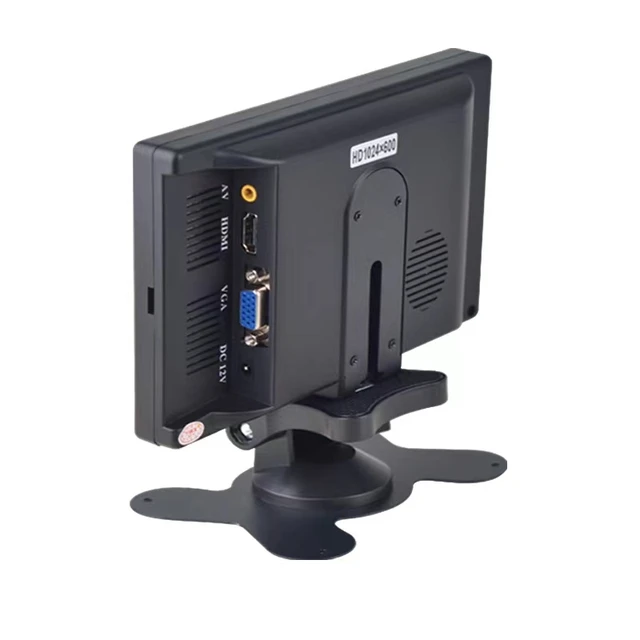 7inch IPS Portable Display HD 1024x600 Screen AV CCTV Monitor For Raspberry Pi HDMI-compatible VGA D-SUB Reversing Camera 3
