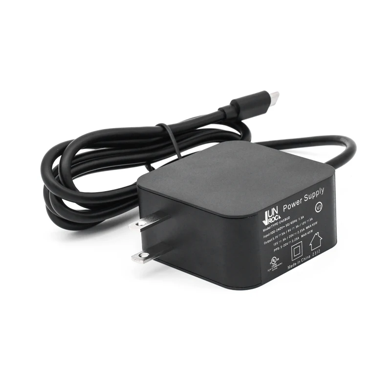 Блок питания Raspberry Pi 5 45 Вт Type-C с поддержкой PD 3.0 и PPS Дополнительная спецификация