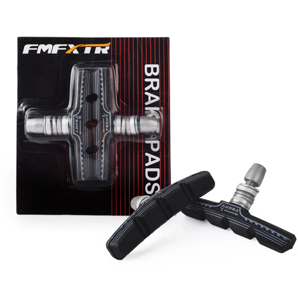 

2 Pairs Mountain Bike Brake Pads V Brake Pads Rubber Wear-resistant Brake Shoes Block Bicycle Accessories Parts