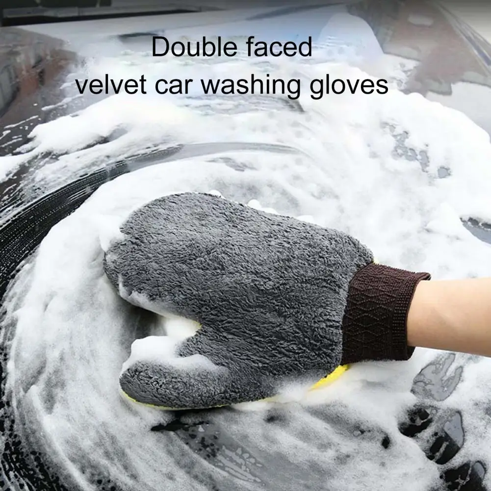 

Car Wipe Cloth Effective Microfiber Car Cleaning Rag Anti-scratch Dust Removal Car Care Glove