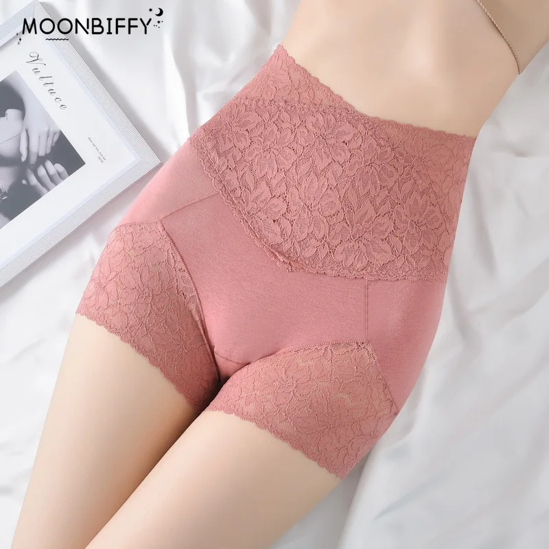 

Seamless Safety Shorts Pants Women Highly Elastic Under Skirt Shorts Sexy Lace Anti Chafing Boxers for Women Boyshort Panties