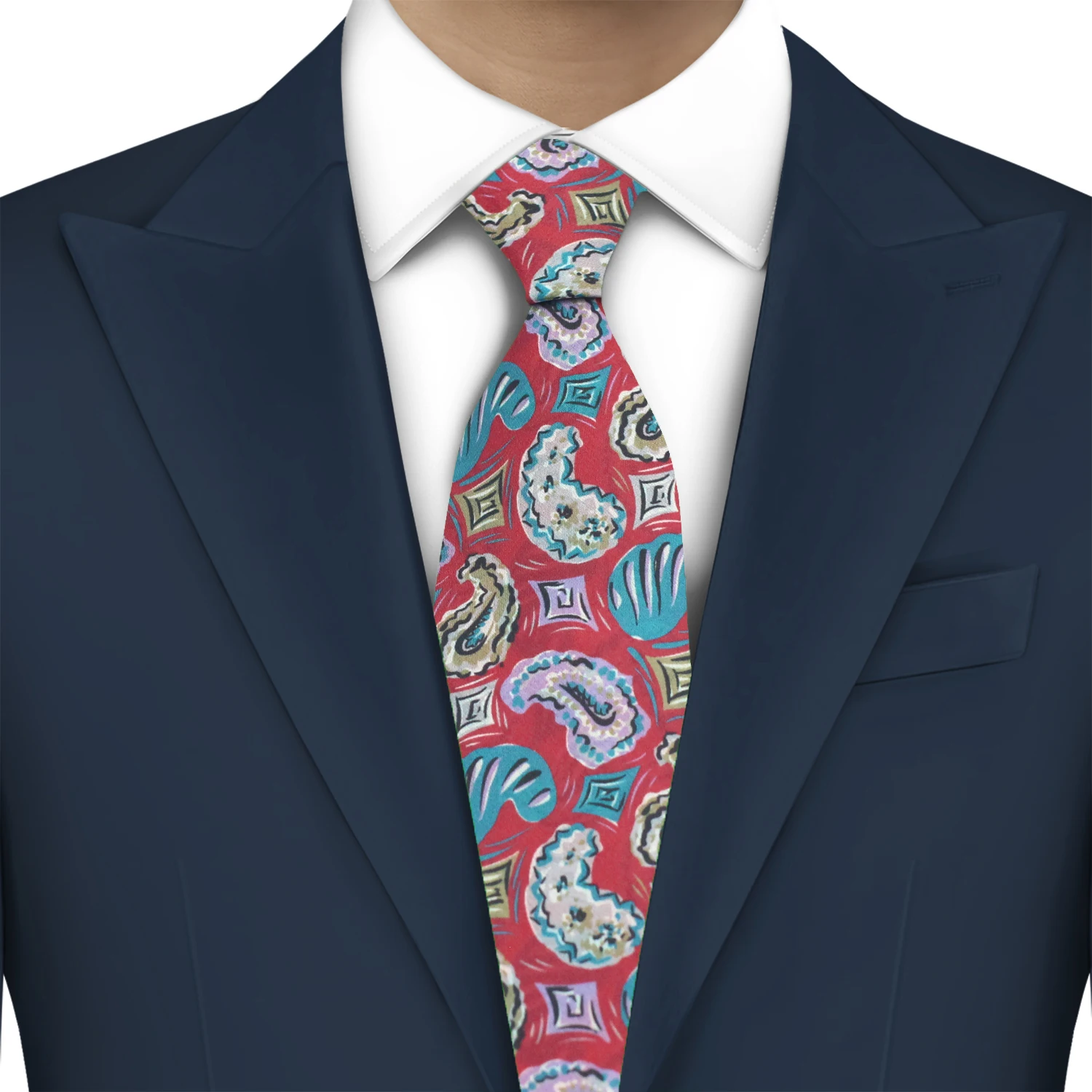 

LYL новый модный мужской Галстук Пейсли Цветочный Красный Фиолетовый 7 см шелковый формальный галстук для мужчин галстук с принтом в подарок Бесплатная доставка