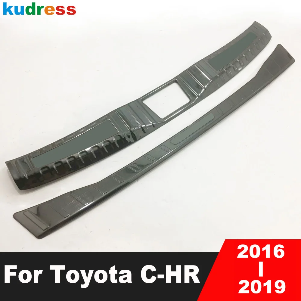 

Защитная накладка на задний бампер для Toyota CHR 2016 2017 2018 2019