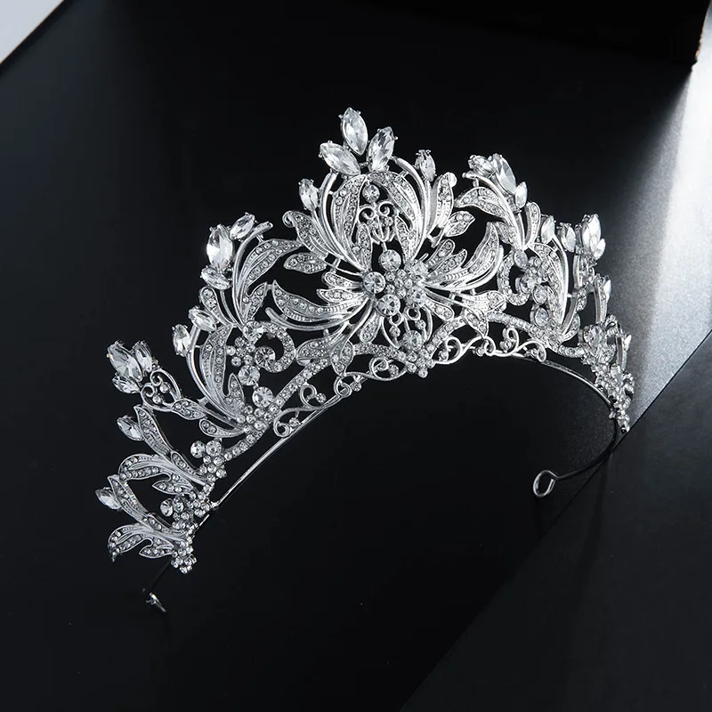 Crystal Bride Crown Alloy Rhinestone Wedding brides Palace Princess Wedding Hair Jewelry