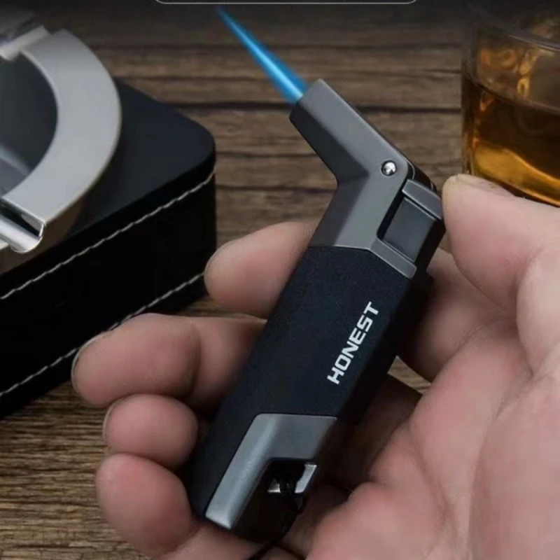 HONEST Outdoor BBQ Приключения ветрозащитный турбо-Джет 1300 C брелок газовая зажигалка