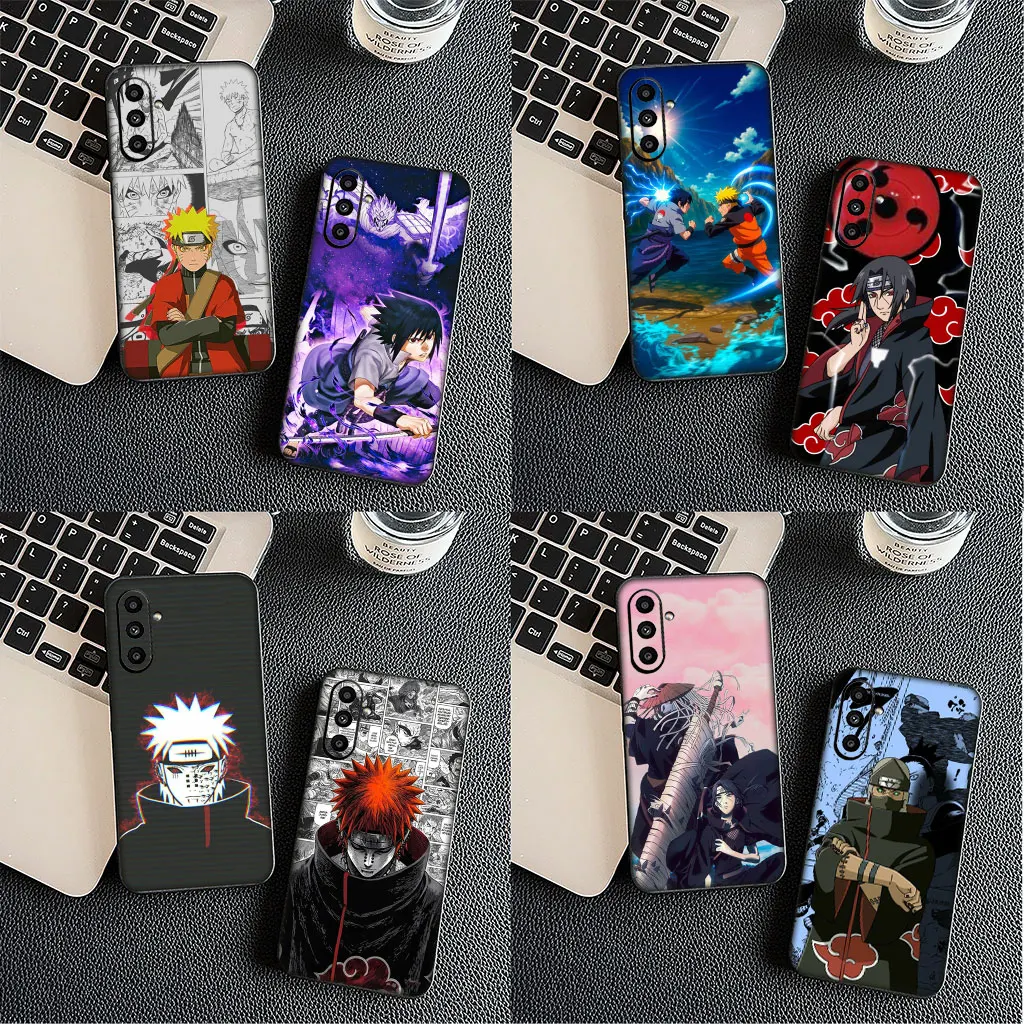 Фото Чехол для Xiaomi Redmi Note 13 A3 A4 14 Pro Plus 9T 14C 13C 9C NFC + Pro+ 5G 4G, чехол для телефона с изображением Саске, Пейна, Итачи, Наруто, Кисаме №4