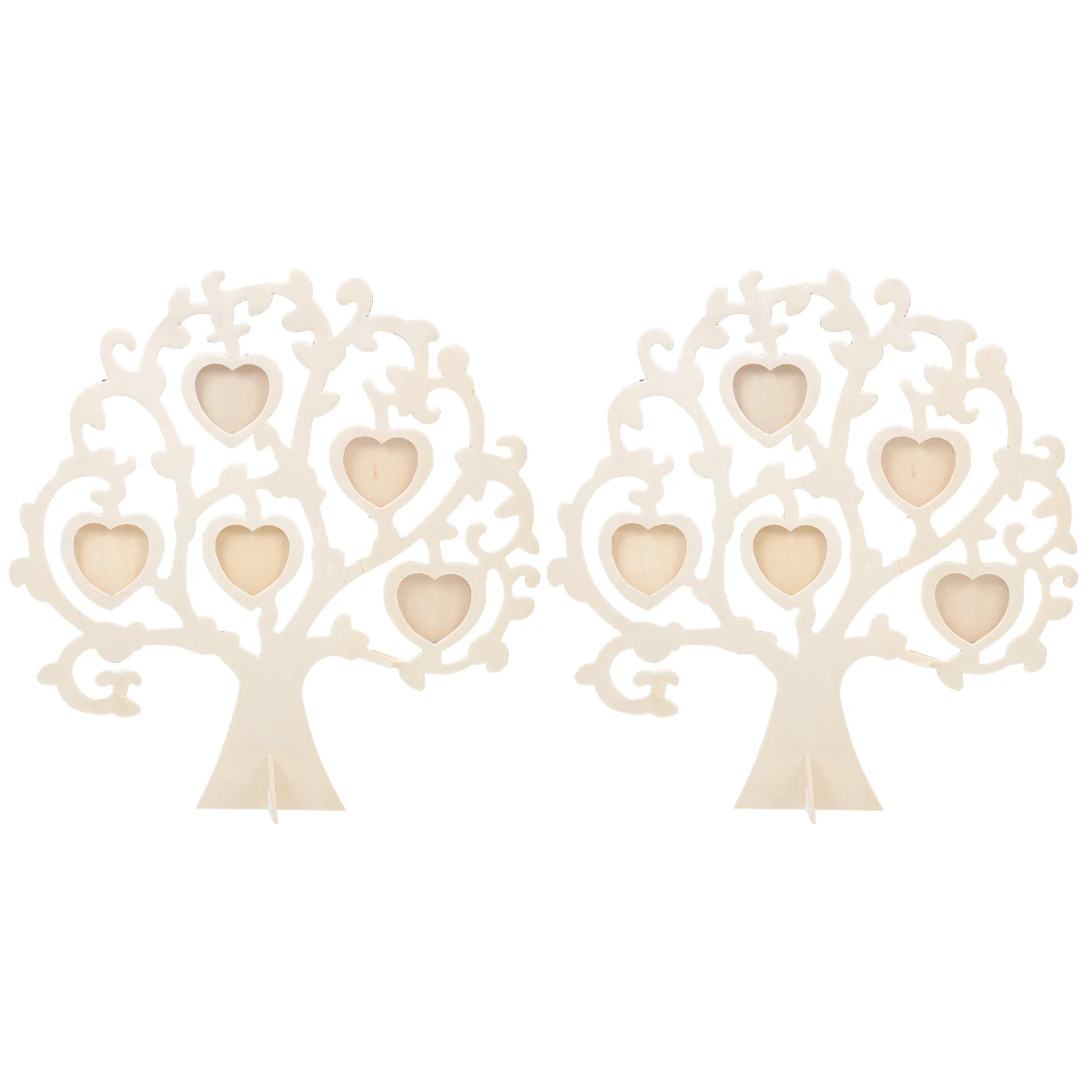 

2 Sets Love Tree Shape Photo Frames Pictures Frames Photo Holder for Families