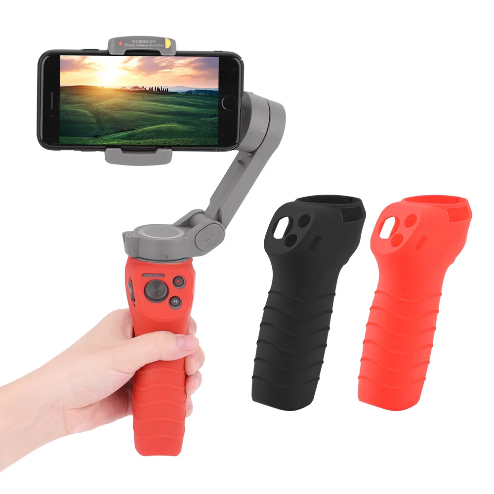 

Osmo Mobile 3 Silicone Handle Case Anti-scratch Cover Sleeve Skin Protector Washable Accessory Protective Case For DJI OM 4