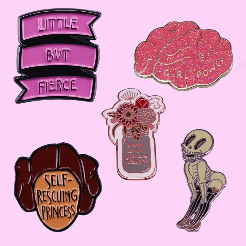 Феминистская брошь на булавке, коллекция, эпохи капли крови, позитивная Женская эмоциональность, GRL PWR значок, подарок для женщин
