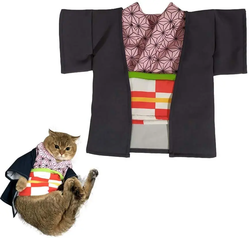 

Кимоно для кошек, одежда для кошек, рассекающих демонов, хаори незуко, юката