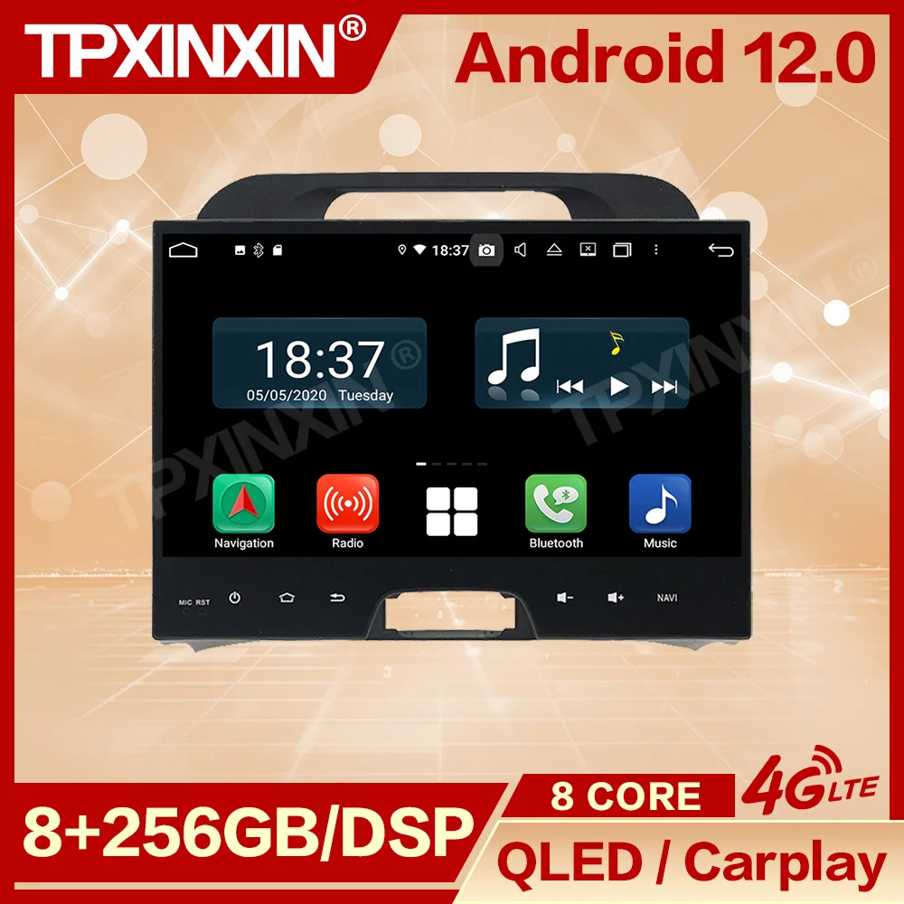 

Radio Coche With Bluetooth Carplay For Kia Sportage 2010 2011 2012 2013 2014 2015 2016 Automotive Multimedia GPS 2 Din Android