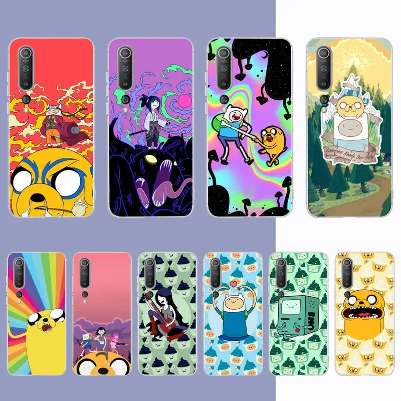 

Cartoon Adventure Time Phone Case for Samsung S21 A10 for Redmi Note 7 9 for Huawei P30Pro Honor 8X 10i cover