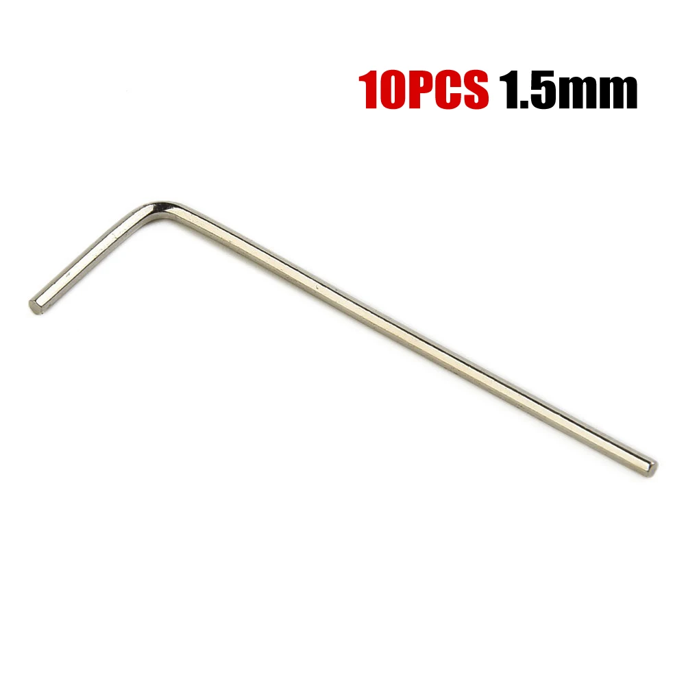 

10pcs L-Type Hexagon Wrench Screwdriver Wrench Key Wrench Optional 1.5-6mm Screw Nuts Spanner Repair Hand Tools