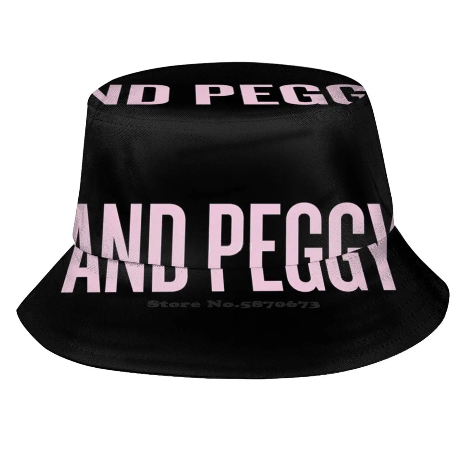 

And Peggy! Print Bucket Hats Sun Cap Musical Broadway Theatre Showtunes Schuyler Sisters Peggy Schuyler