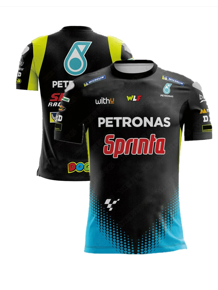

Petronas printed off-road T-shirt Yamaha Dain Moto GP Ractory Racing Team Fans quick-drying sports short sleeve 2021