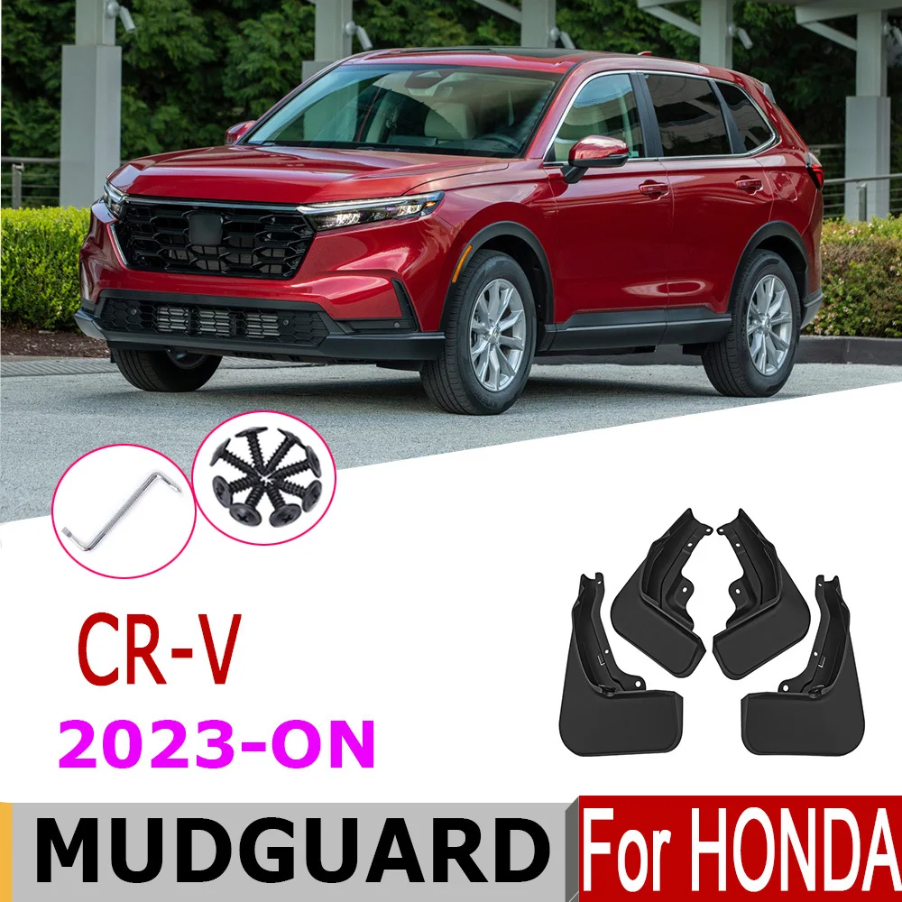 

Флэш-Брызговики для Honda CRV 2023, аксессуары для передних и задних крыльев