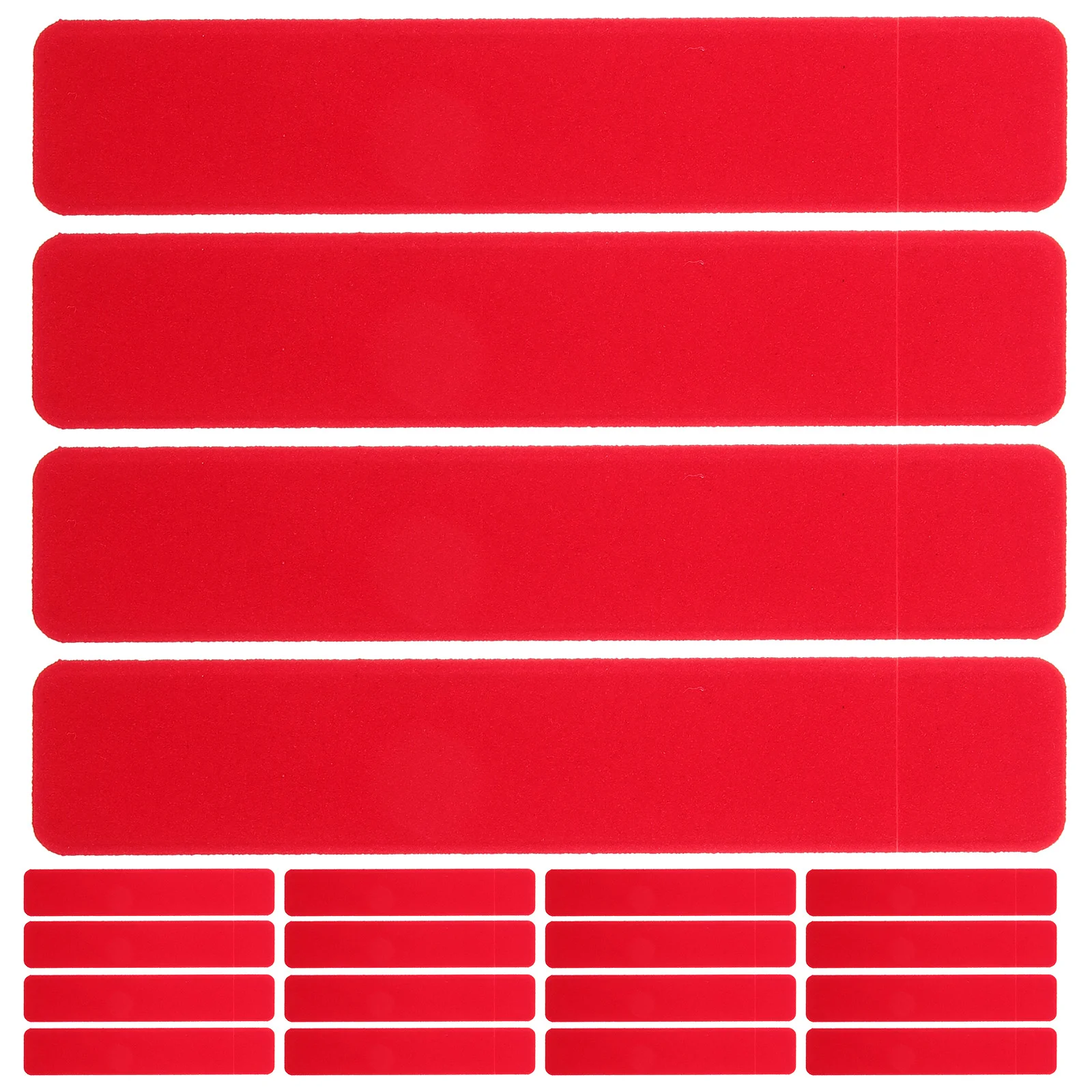 

20 Pcs Ho Pro Single Pen Pouch Square De Professional Storage Pvc Flocking