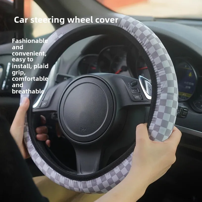Новый автомобильный чехол на руль для мужчин и женщин плюшевый осенне-зимний