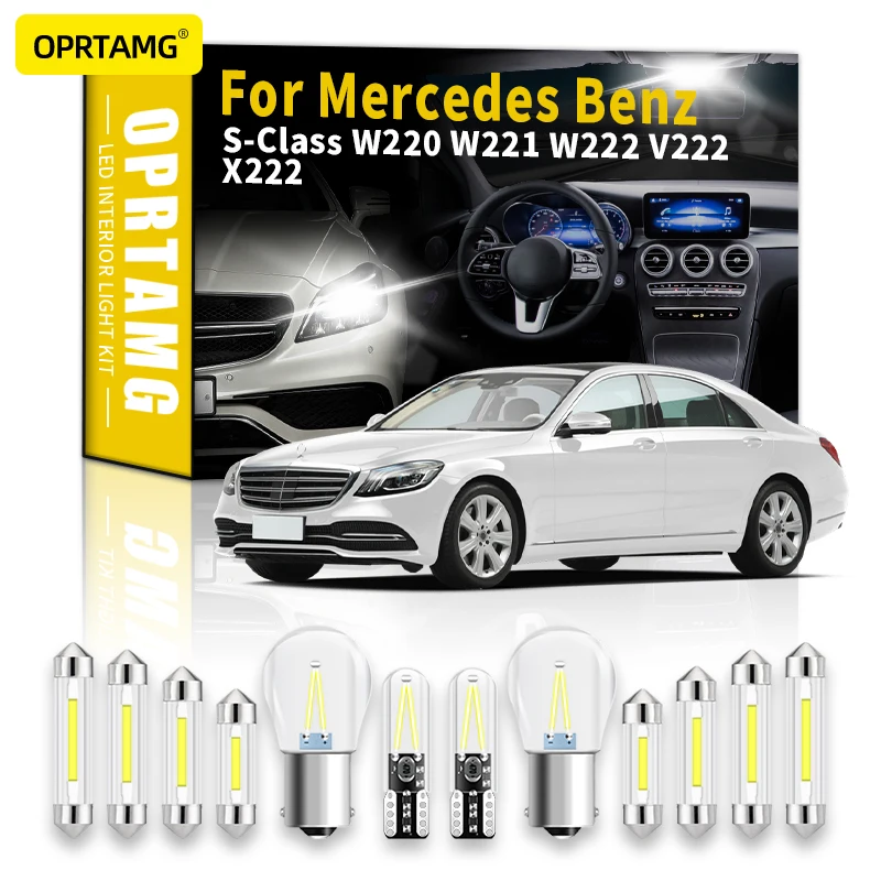 

Внутренние фары OPRTAMG для Mercedes Benz S-Class W220 W221 W222 V222 X222 S350 S400 S430 S450 S500 S550 S600, автомобильные аксессуары