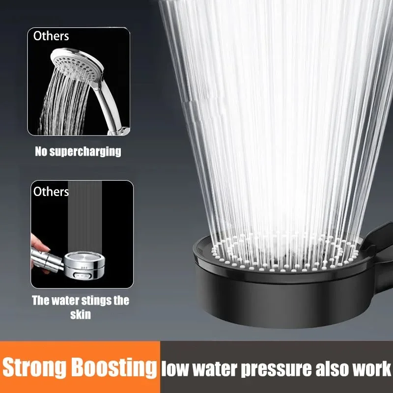 Трубка для душа с 5 режимами аксессуары душевые лейки ванной комнаты водный