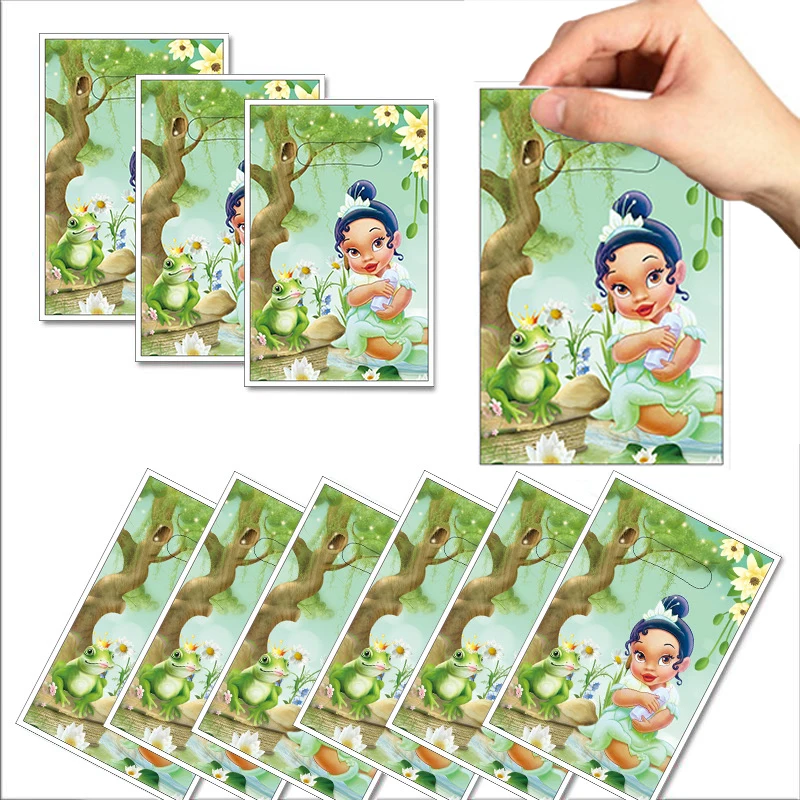 

Disney Tiana Gift Bags Birthday Party Supplies The Princess And Frog Candy Bags for Girl Cake Table Decorations Baby Shower Kids