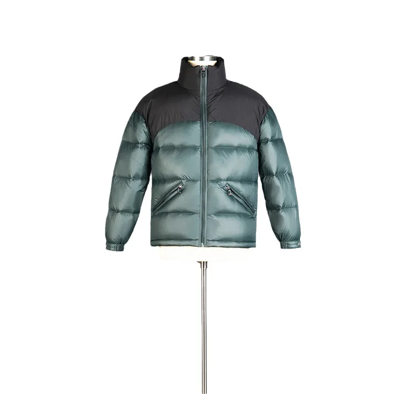 

Мужской короткий пуховик, теплая Толстая Повседневная куртка с воротником-стойкой, Осень-зима 2019