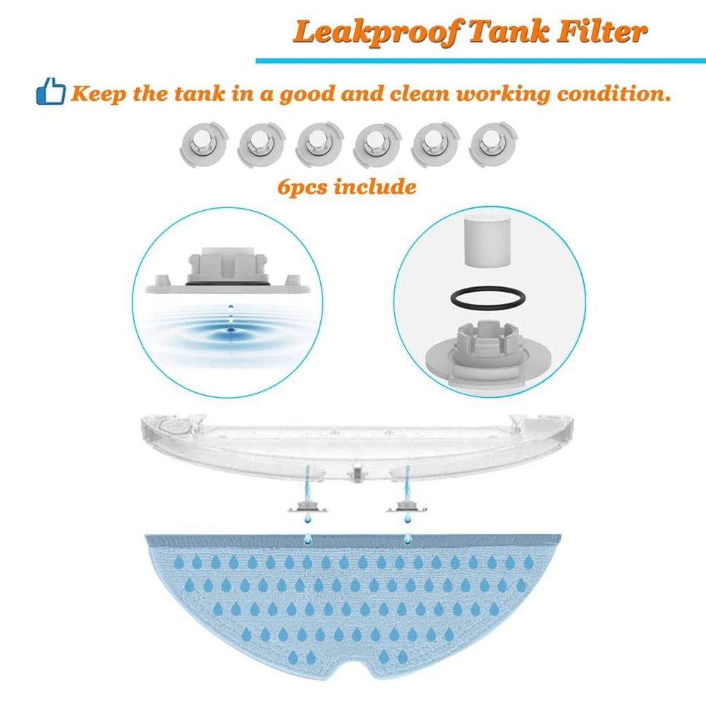 Сменные аксессуары для робота-пылесоса Xiaomi Roborock S5 Max S6 Pure MaxV S50 S51 S55 S60 S65 A