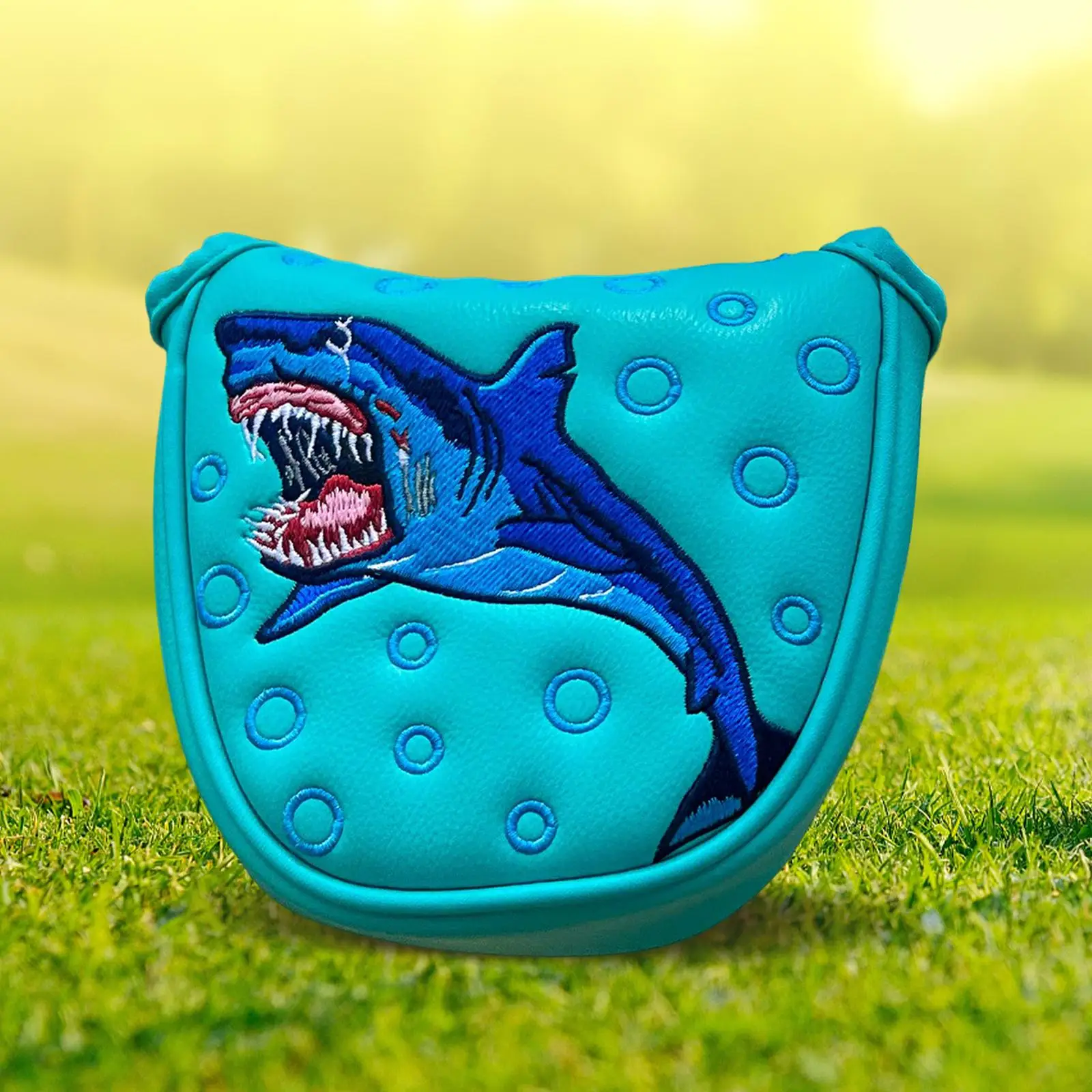 

Golf Mallet Putter Head Cover Golf Club Headcover Embroidered Putter Cover Durable Headcovers for Golfers Golf Club Most Putter
