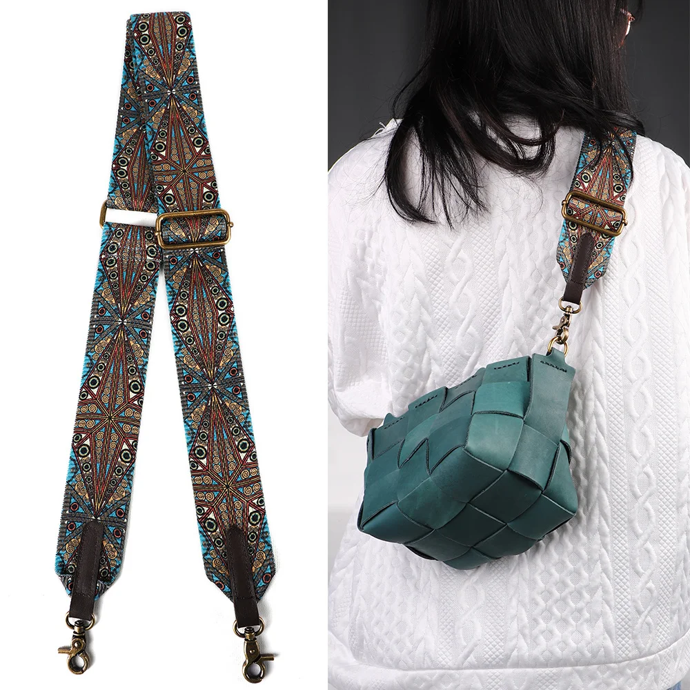 

Adjustable Print Strap Belt Women Men Wide Colored Straps for Crossbody Messenger Shoulder Bag Accessories 97-145CM