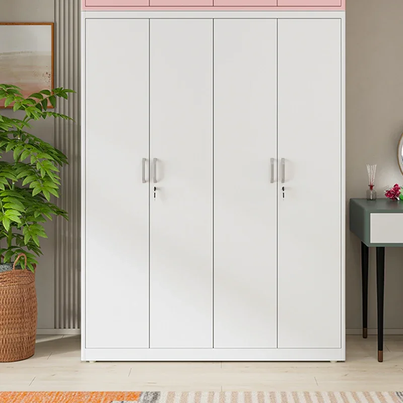 Стальные шкафы для одежды белый органайзер хранения бесплатная доставка