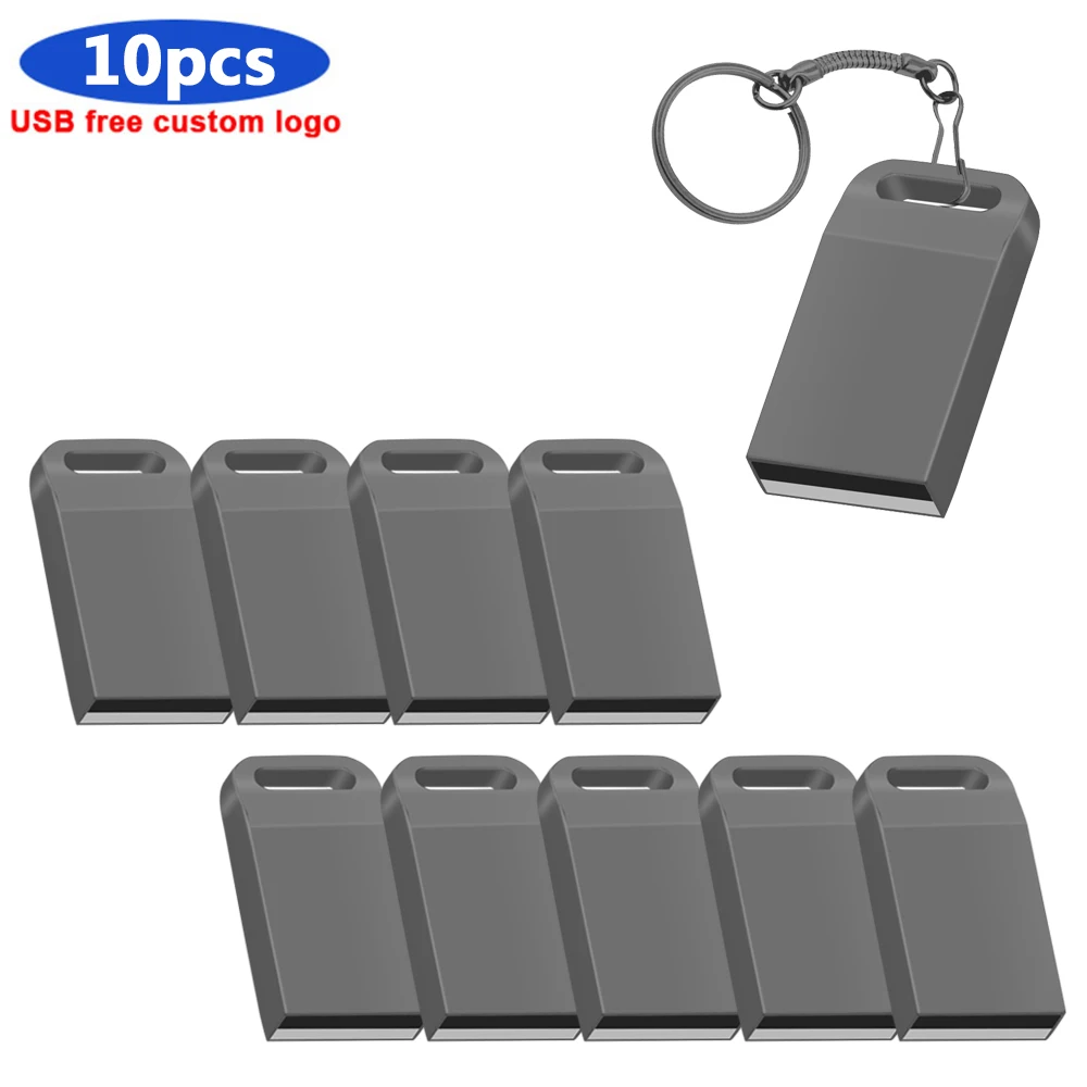 

Супер мини металлический usb флеш-накопитель, 10 шт., 32/64/8 ГБ, миниатюрная флешка, карта памяти 64 ГБ, 4 Гб, устройство хранения, водонепроницаемый u-диск