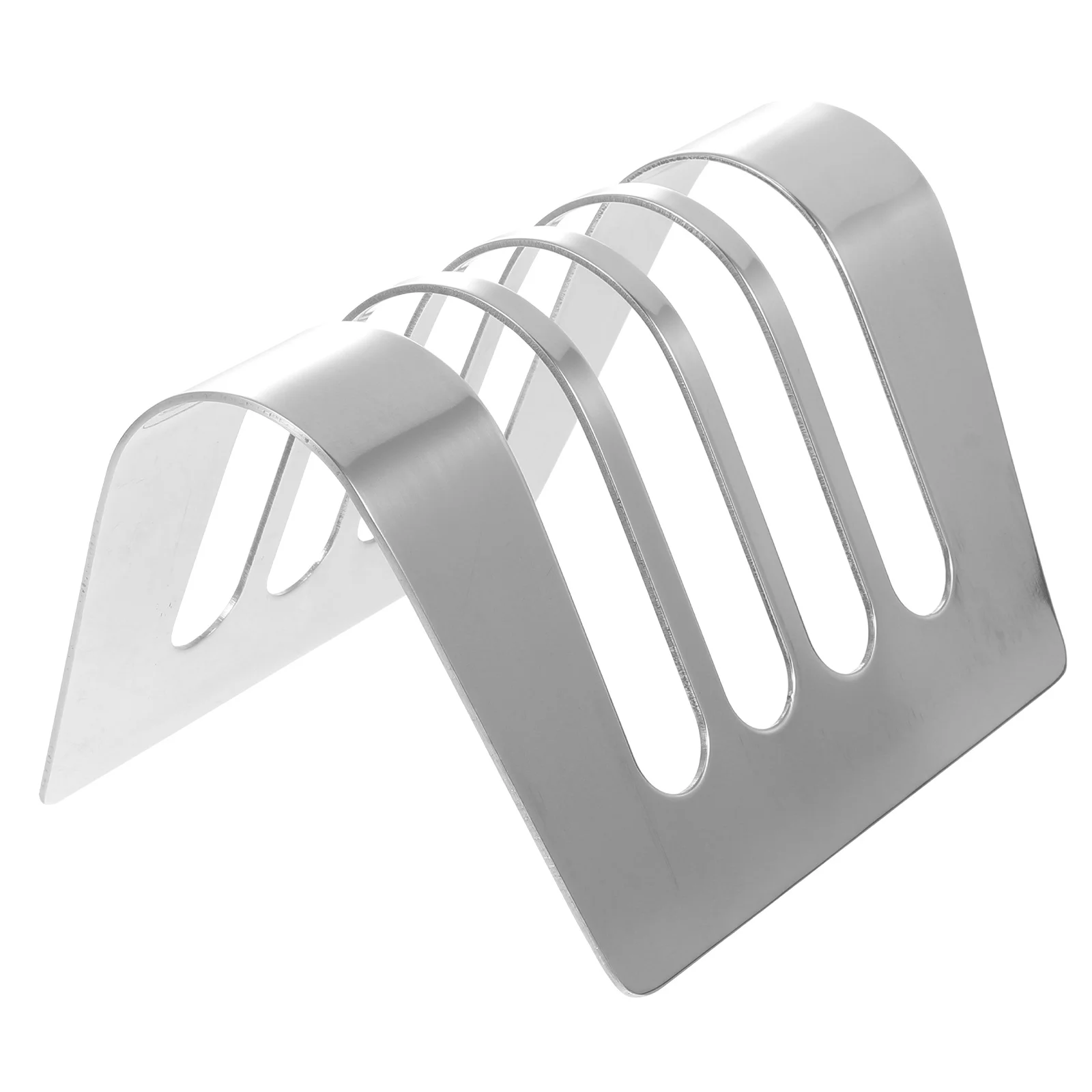 

Bread Rack Stand Toast Holder Breakfast Stainless Buffet Steel Stands Slot Taco Loaf Hotel Snack Air Fryer Accessories Display