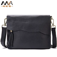 multi functional white casual womens shoulder bag first layer cattle large capacity leather postal bag crossbody bags for women