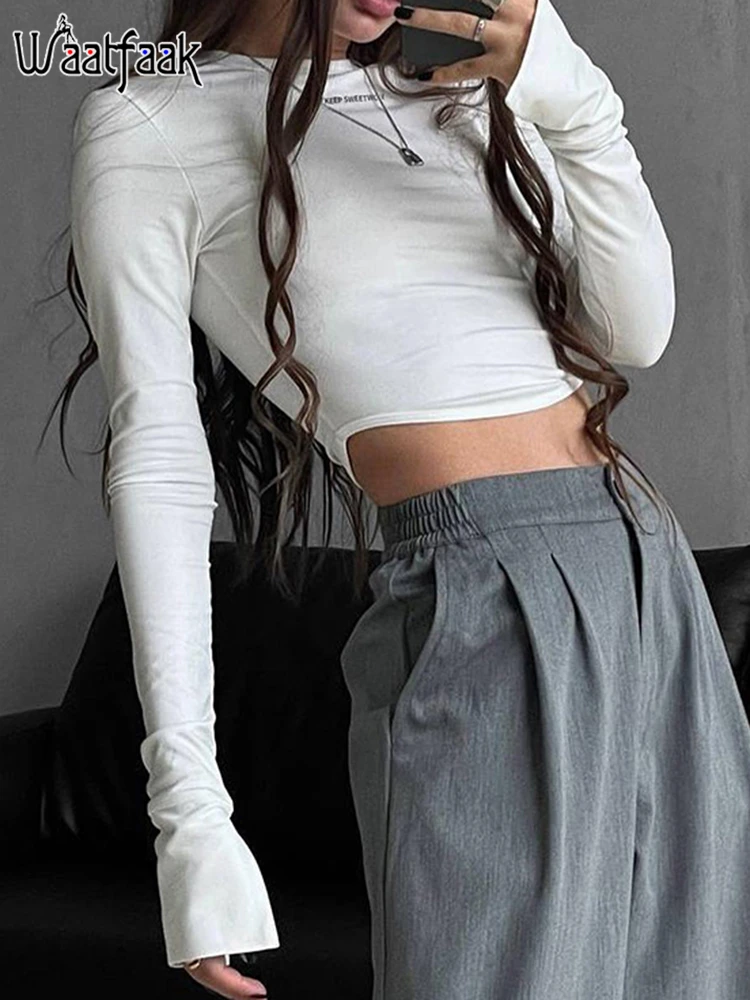 

Женская Футболка с рукавами-фонариками, круглым вырезом и рукавами-фонариками