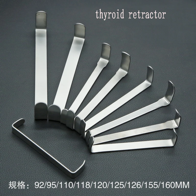 

Surgical instruments for thyroid pulling hooks, double headed right angle tissue skin pulling hooks, stainless steel oral pullin