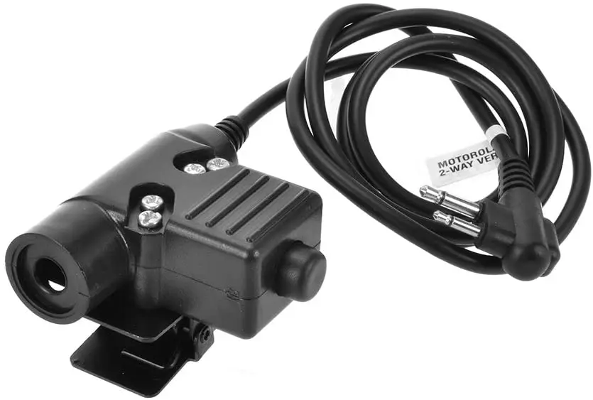 U94 PTT Military Adapter PTT for Motorola Radio 2 PIN GP68 CP150 GP88