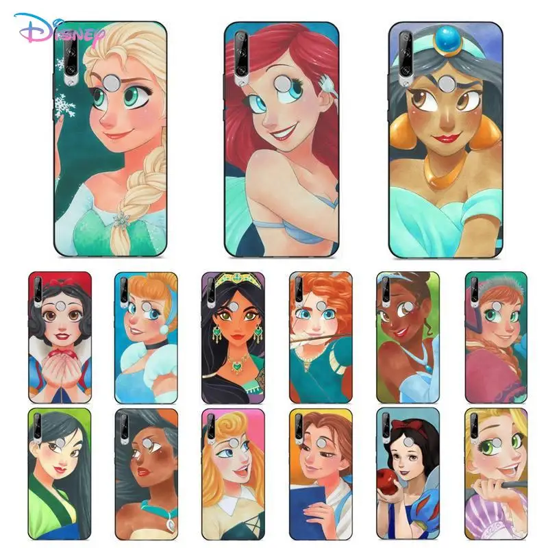 

Dianey Princesses Manga Phone Case for Huawei Y 6 9 7 5 8s prime 2019 2018 enjoy 7 plus