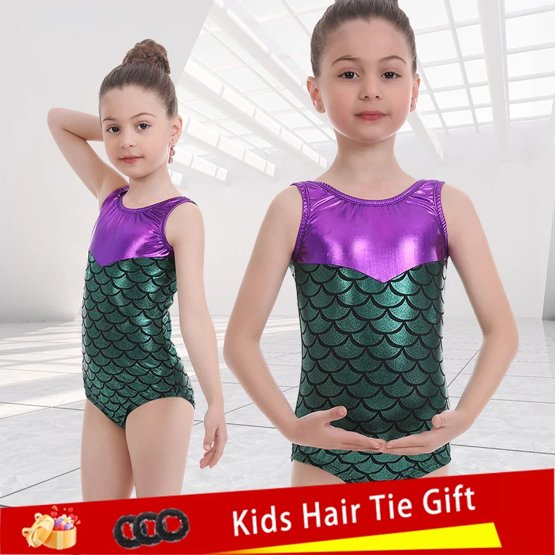 

Дизайнерский детский трико балерины без рукавов с принтом для балерины