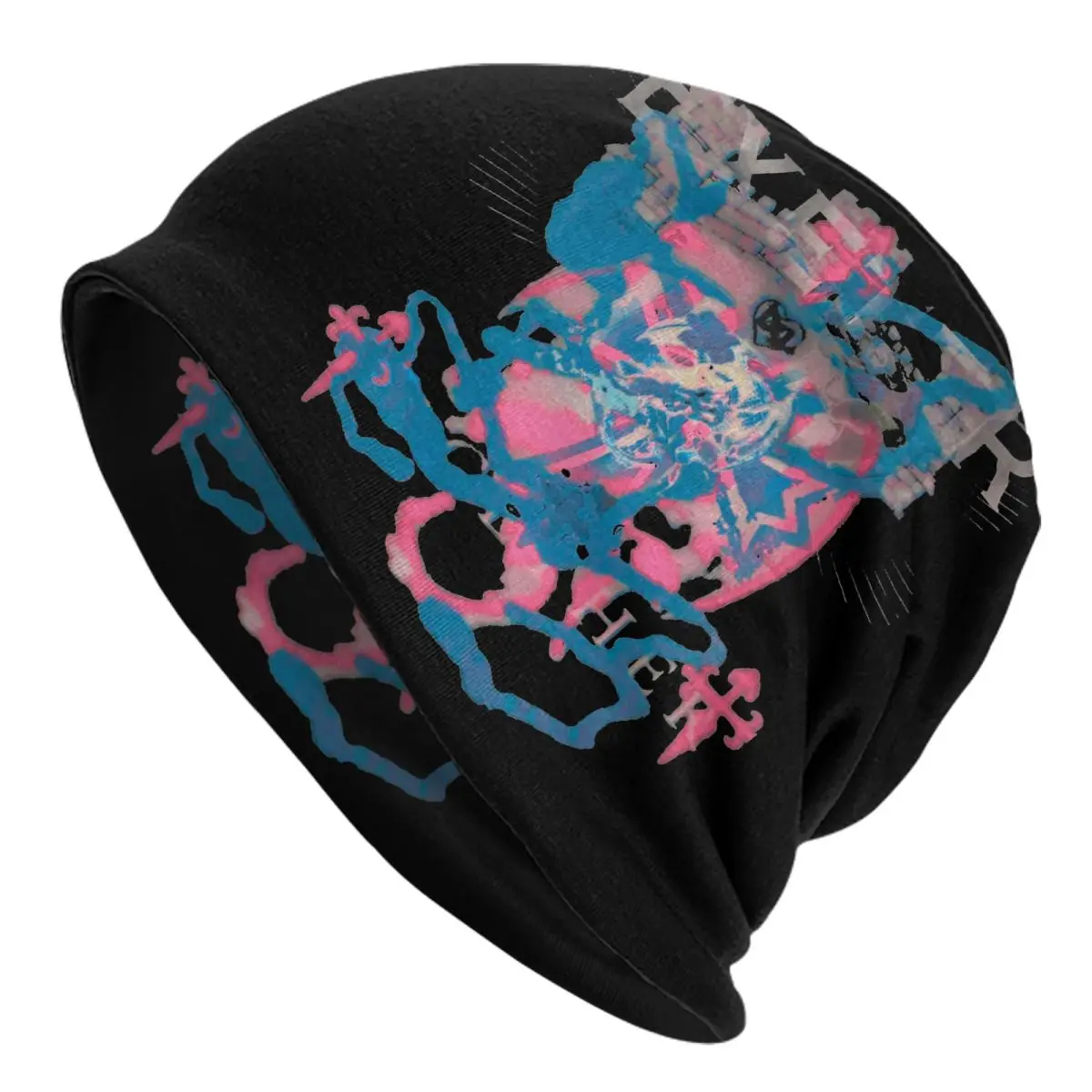 

Bladee 333 Drain Gang Exeter Castle Logo Skullies Beanies Hat Summer Unisex Outdoor Caps Warm Multifunction Bonnet Knitting Hats