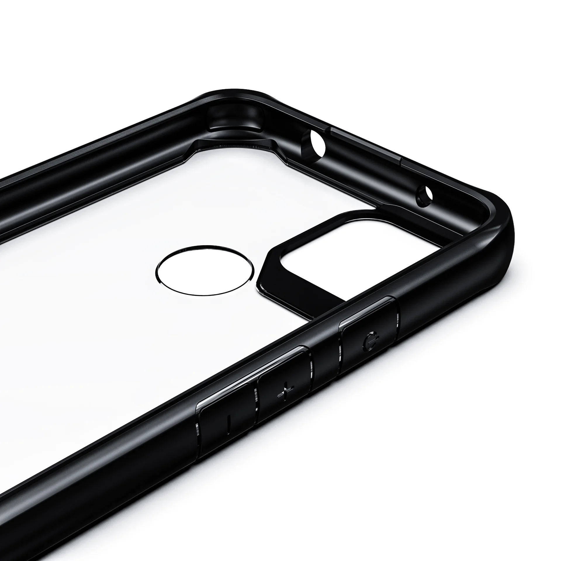 

Original PP for Google Pixel 4A 5G CASE Transparent Cover Luxury Silicone Hard Acrylic Back Shockproof Armor Case