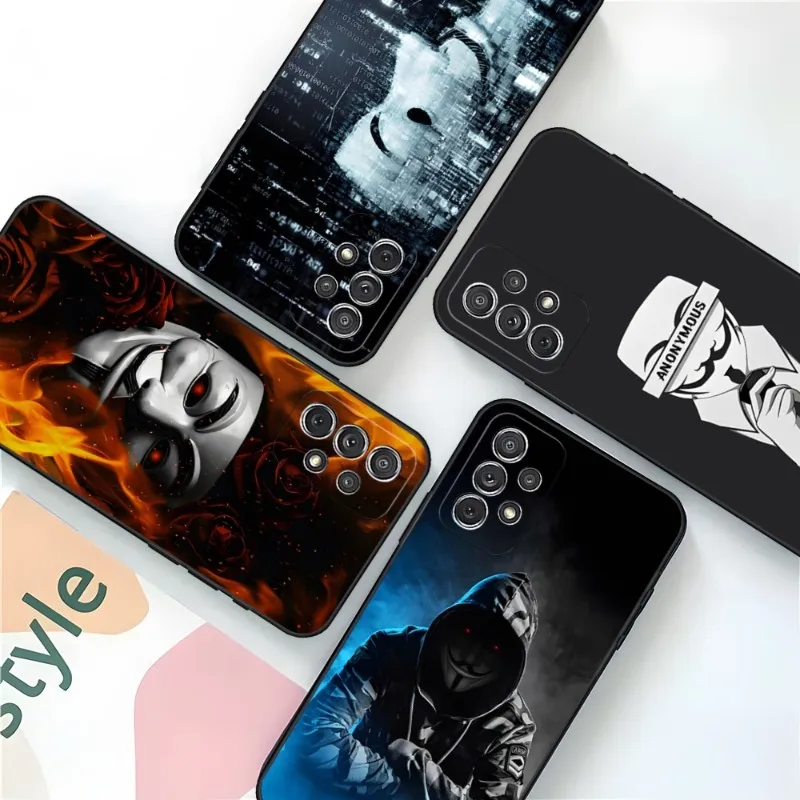 

Anonymous Phone Case For Samsung Galaxy S30 S23 S20 S22 S10 S21 S7 S9 S8 Pro Plus Ultra Fe Back Design Cover