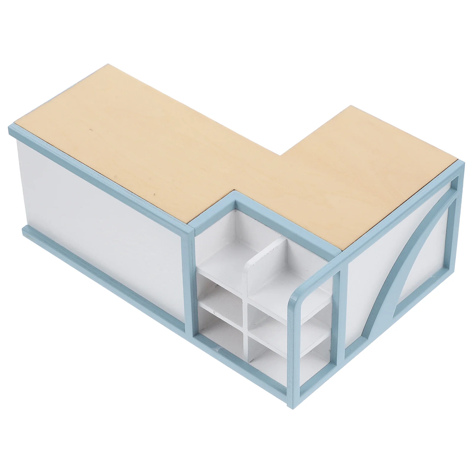 

Miniature Supermarket Checkstand Ornament Model Miniatures Crafts House Kitchen Decor Kids