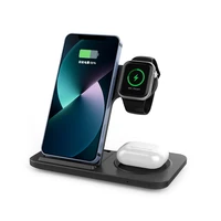 3 in 1 foldable magnetic wireless charger stand for iphone 13 12 mini pro max 15w fast charger station for watch 3