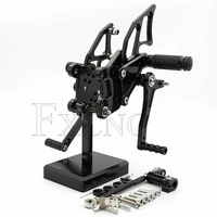 for yamaha yzf r3 mt03 14 19 r25 14 18 aluminum adjustable motorcycle rearsets rear sets foot pegs pedal footrest