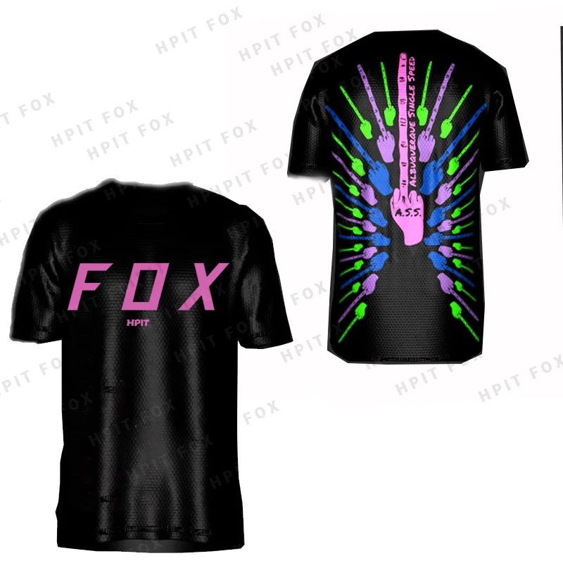 

2022 MX Men's Summer Long-sleeved Downhill Mtb Mountain Bike Cycling Breathable Designer Clothes Motocross Jersey Hpit Fox